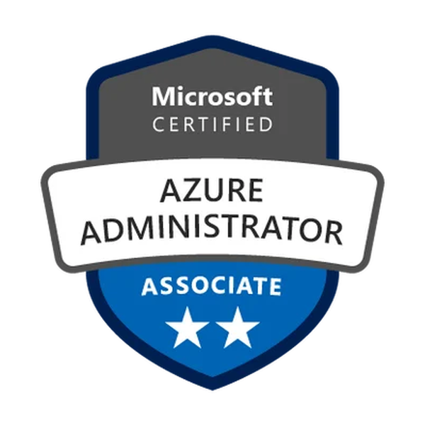 Badge Microsoft Certified: Azure Administrator Associate