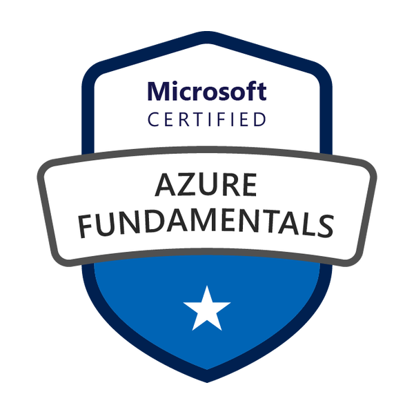 Badge Microsoft Certified: Azure Fundamentals