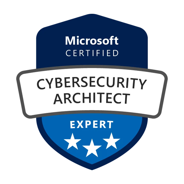 Badge Microsoft Certified: Cybersecurity Architect Expert