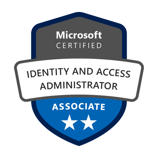 Badge Microsoft Certified: Identity and Access Administrator Associate