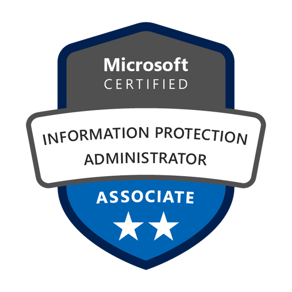 Badge Microsoft Certified: Information Protection and Compliance Administrator Associate