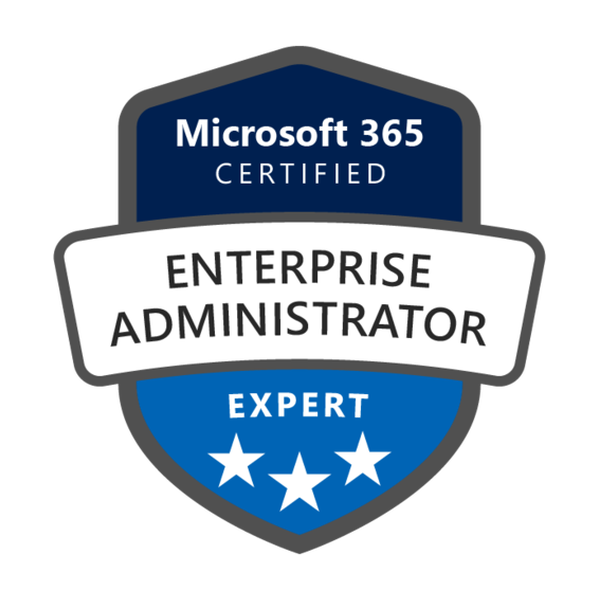 Badge Microsoft 365 Certified: Administrator Expert