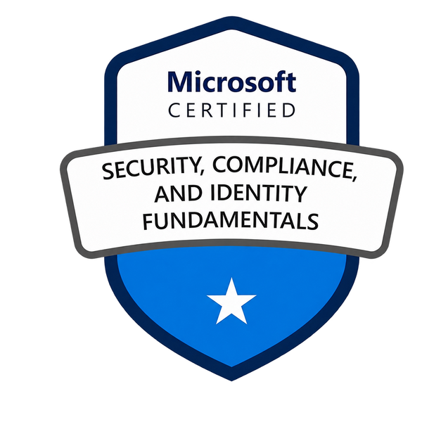 Badge Microsoft Certified: Security, Compliance, and Identity Fundamentals